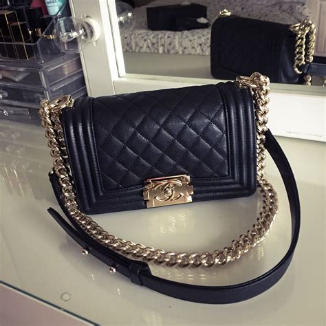 chanel le boy bag gold hardware